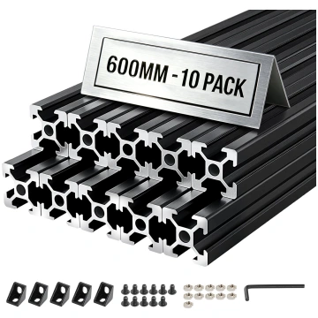VEVOR 10x 2020 T-veida alumīnija profils 600 mm me