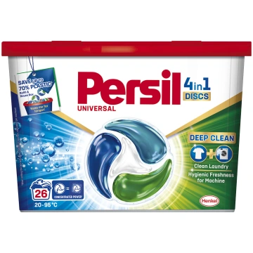 Kapsulas mazgāšanai Persil Discs White, 26 gab