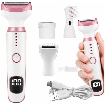 Sieviešu epilators un trimmeris 5 vienā ar USB uzl