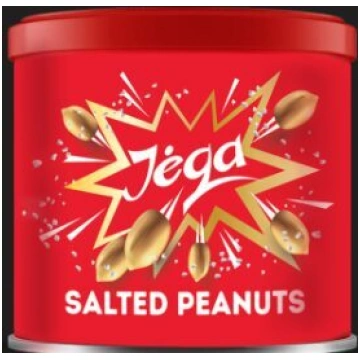 Grauzdēti zemesrieksti Jėga ar sāli (bundžā), 140g