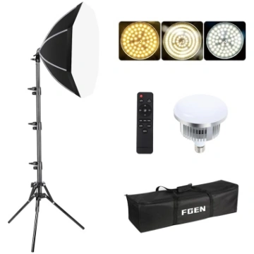 FGen Softbox fotostudijas komplekts, 50 cm astoņst