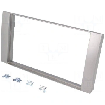 Radio mounting frame | Ford | 2 DIN | silver PER.P