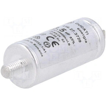 Capacitor: polypropylene | motors, run | 3.5uF | 3