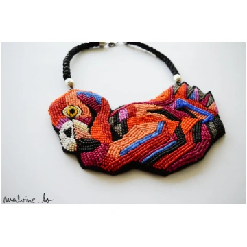 Zane necklace "The Flamingo" malvine.lv