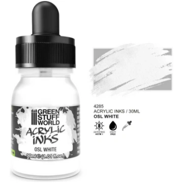 Acrylic Ink Opaque- OSL White Green Stuff 84356465