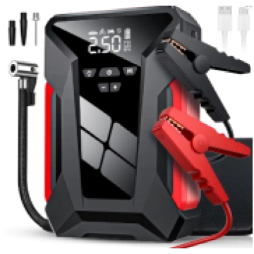 Akumulatora auto starteris kompresors Jump start B