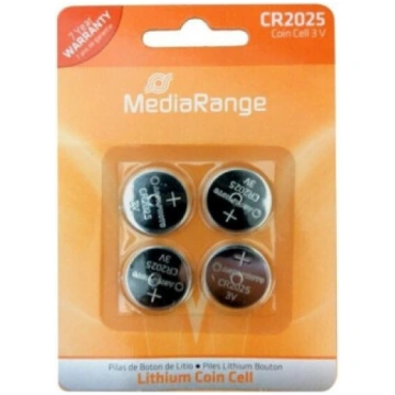 BATTERY LITHIUM CR2025 3V/4PCS MRBAT131 MEDIARANGE