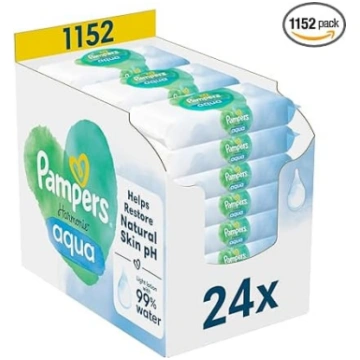 Pampers Harmonie Aqua mitrās salvetes – 24 iepakoj