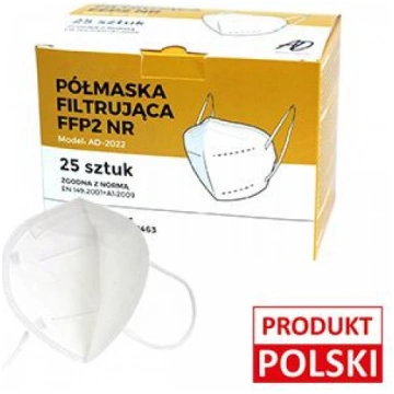 Sejas maska FFP2 balta AD 2022 EN 149:2001+A1:2009