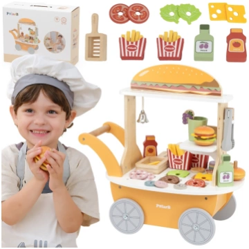 VIGA Mini burgeru veikals - radoša lomu spēle Viga