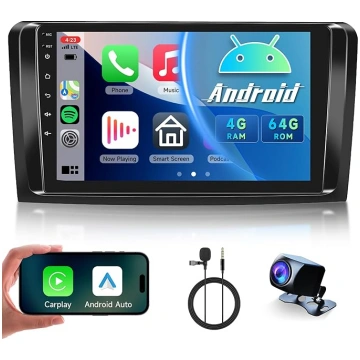 4G + 64G bezvadu Carplay Android 13 auto radio 2 D
