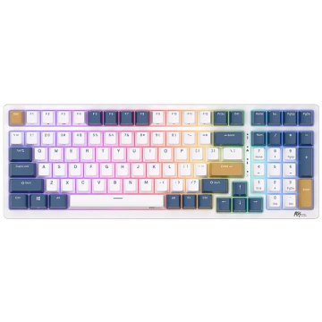Mehāniskā tastatūra Royal Kludge RK98 RGB, sarkans