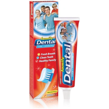 DENTAL FAMILY Total+ Whitening Ģimenes zobu pasta,