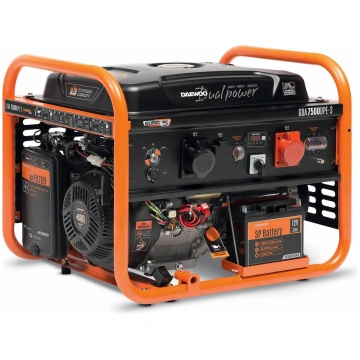 DAEWOO ĢENERATORS GDA 7500DPE-3 6,5kW