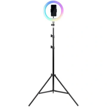 Havit ST7026 - tripod with RGB light ring, black S