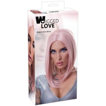 Sieviešu parūka Wigged Love, rozā