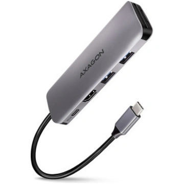 AXAGON Multiport USB 3.2 Gen 1 hub. HDMI, card rea