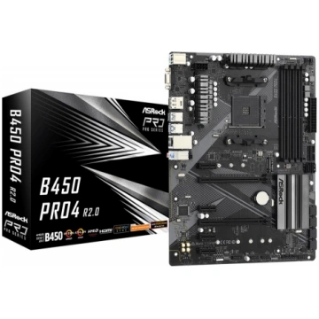 Mainboard|ASROCK|AMD B450|SAM4|ATX|4xPCI-Express 2