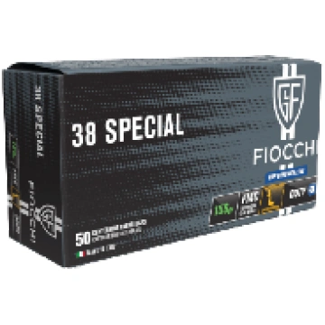 Munīcija FIOCCHI 38 SPECIAL LL DUTY 10,24G