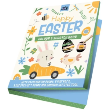 Happy Easter Colour & Scratch Book Mile, Creative