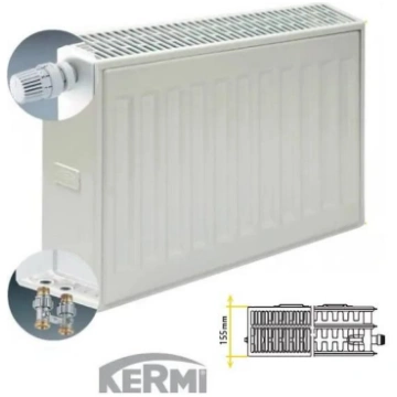 Kermi radiators apakšas pieslēgums KV33-300*500