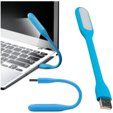 Elastīga silikona USB lampa Perfee, klēpjdatoram, 