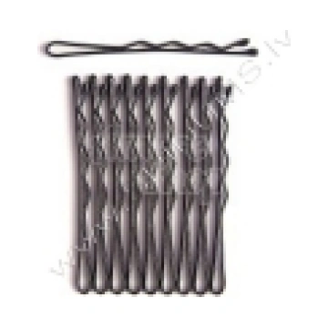 IZA HAIR CLIPS, BLACK 50 MM 10 psc. - Matu sprādze