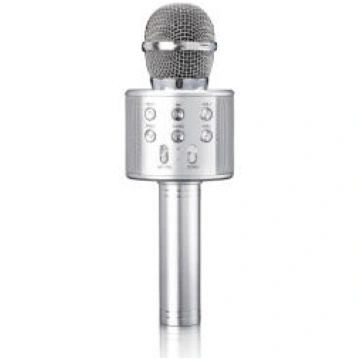 Mikrofons Lenco BMC-040SI Karaoke Bluetooth Speake