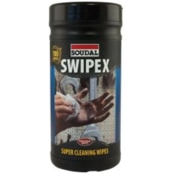 Soudal Swipex 100 mitrās salvetes attīrošās profes