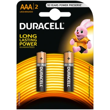 Baterija DURACELL Basic AAA, LR03 2 gab./iepak. - 