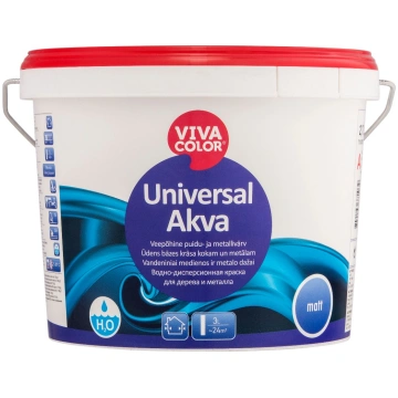 Ūdens bāzes krāsa kokam un metālam Vivacolor Unive