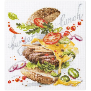 Izšūšanas komplekts Magic Needle "Burger Lunch" 52