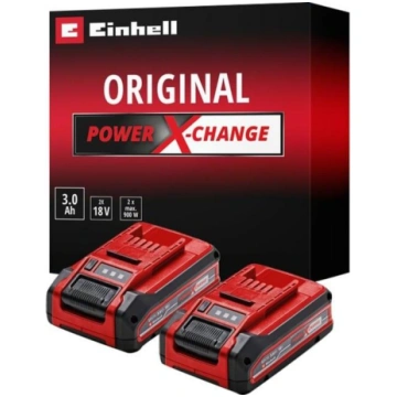 Einhell Power-X-Change Plus TWIN-PACK 18V 3.0Ah Ba