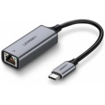 Ugreen Adapter USB-C to RJ45 Grey aksesuārs 50737B