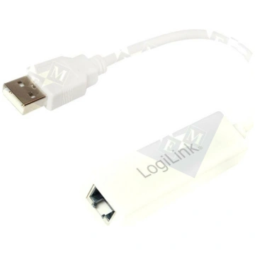 USB to Ethernet adapter; RJ45 socket,USB A plug; U