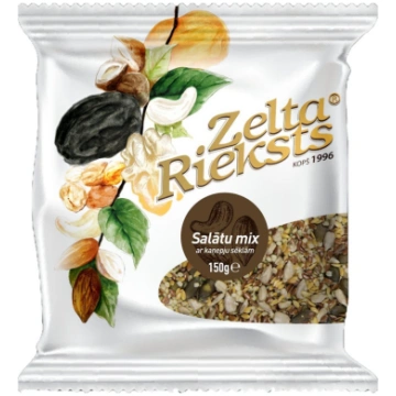 Salātu mix ar kaņepju sēklām 150g ZELTA RIEKSTS