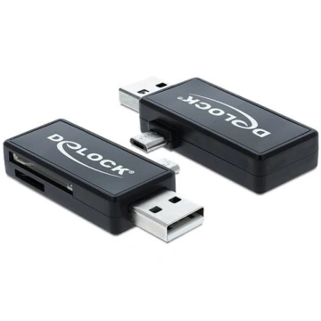 Delock USB micro B Card Reader - SD/microSD OTG ex