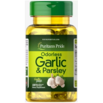Odorless Garlic 500 mg & Parsley 100 mg Puritan"s 