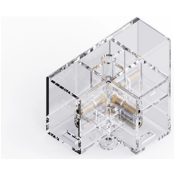 Hexagon T veida LED lampu savienotājs