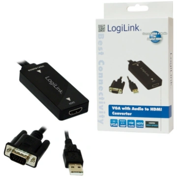 VGA with Audio to HDMI Converter