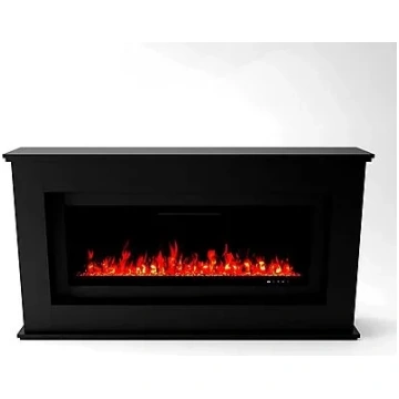 GLOW FIRE RHEA BLACK brīvi stāvošs elektriskais ka