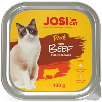 Pastēte kaķiem Josera JosiCat liellopa gaļas 100gx