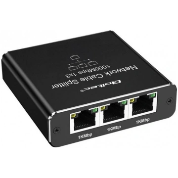 Splitter Ethernet mini SWITCH 1x3 RJ45 USB C 52294