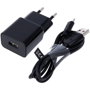 Maxlife MXTC-01 charger 1x USB 2.1A black + microU