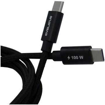 Evelatus USB 2.0 Type C to Type C 1.2M 100W/5A cab