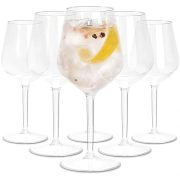 Tundra - 6 plastmasas vīna glāžu komplekts, Aperol