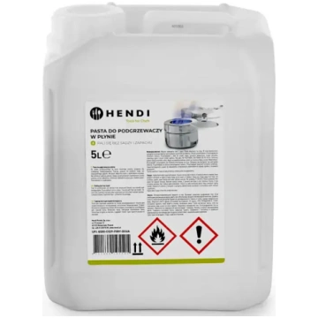 Čafinga trauku degviela - etanols 5L - Hendi 19550