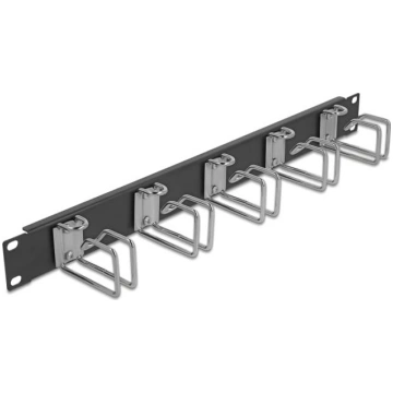 Delock 19″ Cable Management Panel black | 42628 | 