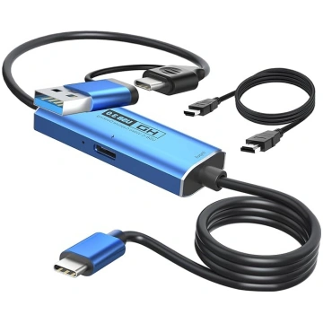 YCE Videoafišēšanas karte 4K HDMI + 100W PD auf US