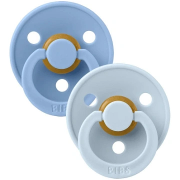 Bibs māneklītis 2 gab., 0-6 m Sky Blue / Baby Blue